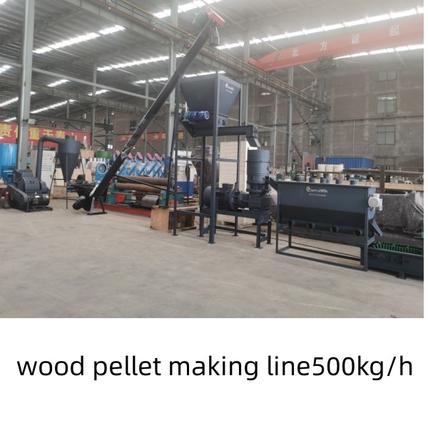 Biomassa die Lijn met 210mm Definitieve Korrelbiomassa/Houten de Korrel van de Korrelproductielijn Productiemateriaal pelletiseren