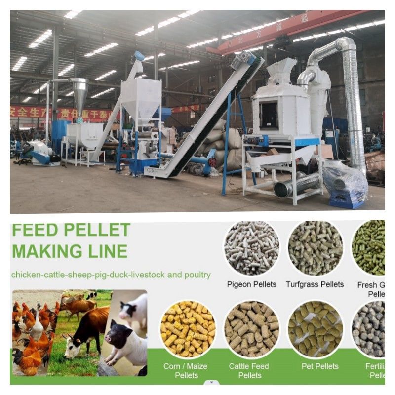 Consistente en precieze pelletiseren met een pelletvoederproductielijn met een capaciteit van 1-20t/u