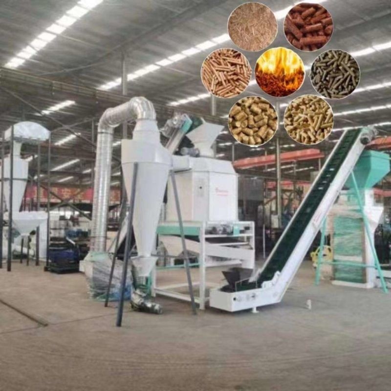 0.5 - 10 TPH-Productielijn 6mm12mm van de Capaciteits Houten Korrel Biomassaproductielijn
