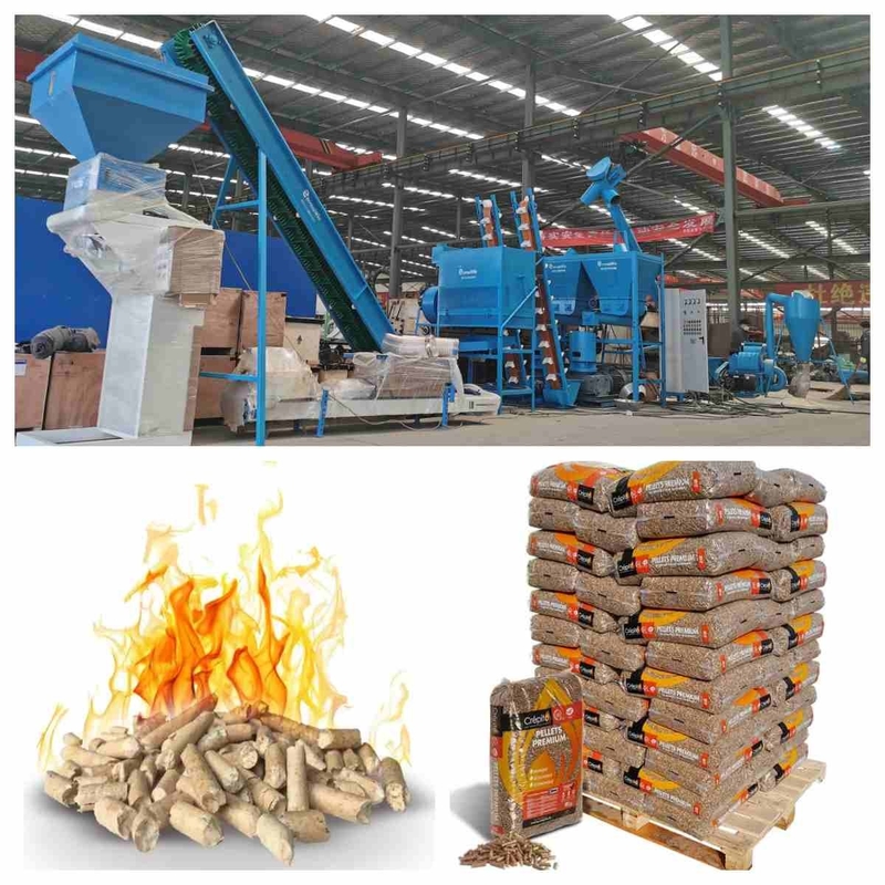 Automatische Volledige van de het Materiaal800-1000kg/h Houten Korrel van de Korrelproductie de Extrudermachine