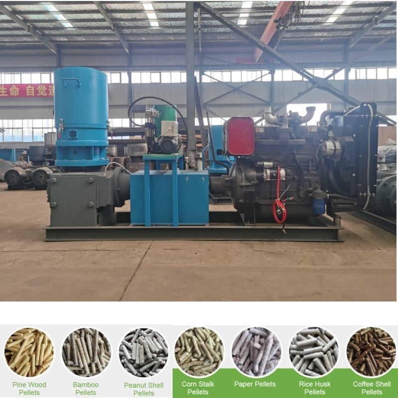 55-160kw Power Wood Pellet Mill voor aangepaste spanning en 380V/50HZ/3Fase-operatie