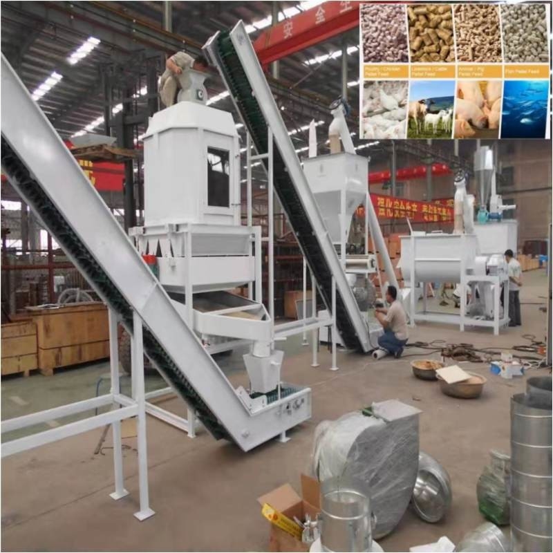 Van de de Korrelproductielijn 20ton/H van het landbouwbedrijfvoer Volledig het Veevoer die Machine maken