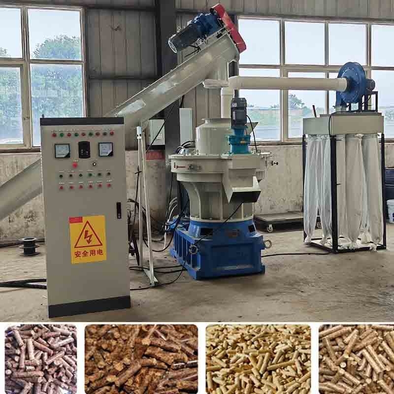 De Korrel die van de biomassaluzerne van de de Rijstschil van het Machinezaagsel de Korrel tot Machine maken 1.5-2 T/H