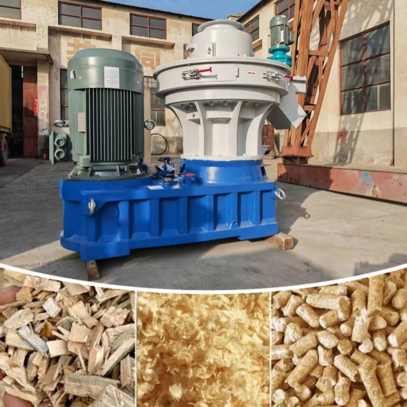 1~3t/H Ring Die Biomass Fuel Wood-Korrelmolen met 8mm Korrels voor Huis het Verwarmen