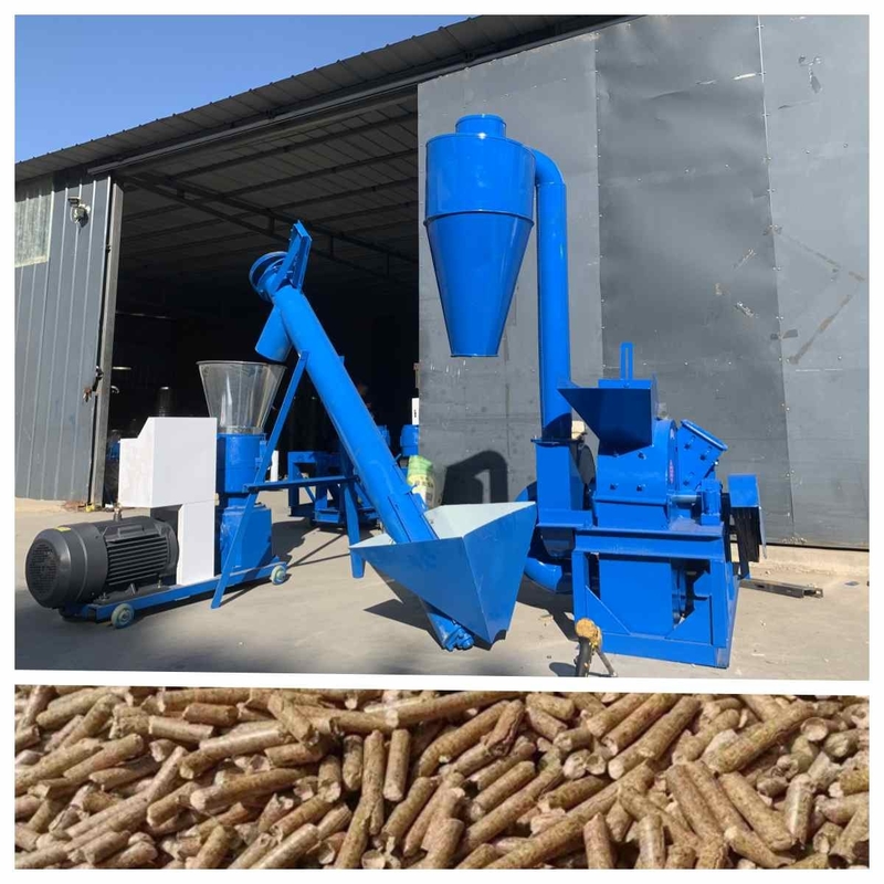 300kg/H de houten Productielijn van de het Voerkorrel van de Korrelproductielijn Rendabele
