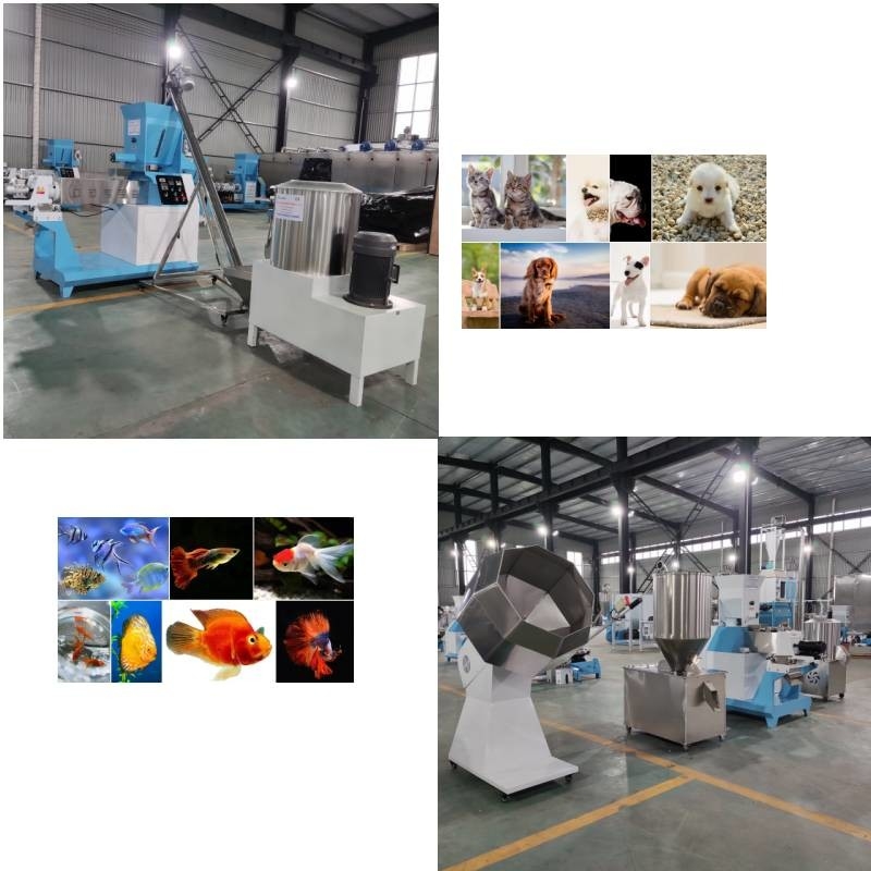 De automatische Puffende Productielijn van het Extrudervoer 50 kg/u aan 5000 kg/u