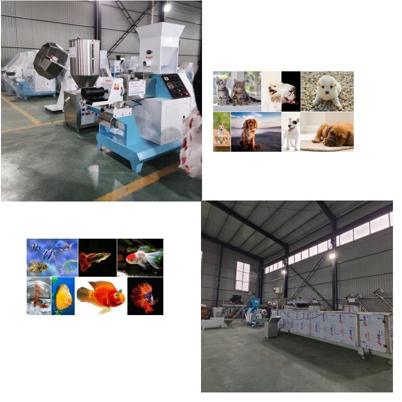 De automatische Puffende Productielijn van het Extrudervoer 50 kg/u aan 5000 kg/u