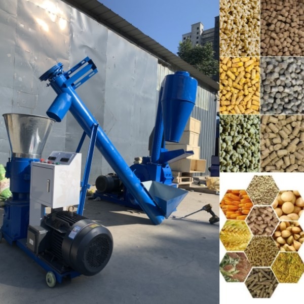 100-1200kg/H van de de Maker Vlakke Matrijs van de Dierenvoerkorrel de Korrelmolen 112mm Definitieve Korrelgrootte