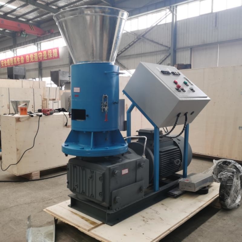 Straw Wood Pellet Mill Rice-de Brandstofkorrel die van de Schilbiomassa tot Machine maken 100 - 1000 Kg