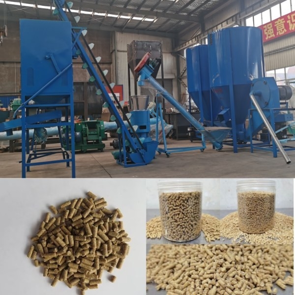 100-1200kg/H van het de Machinelandbouwbedrijf van de Dierenvoerkorrel van de de Matrijzenkorrel Vlakke de Molenhondevoer