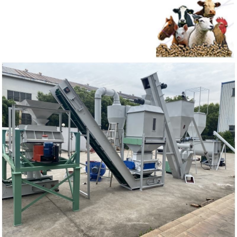 500kg/H van de Productielijnring die poultry feed pellet van de Dierenvoerkorrel de Molen Dierenvoer