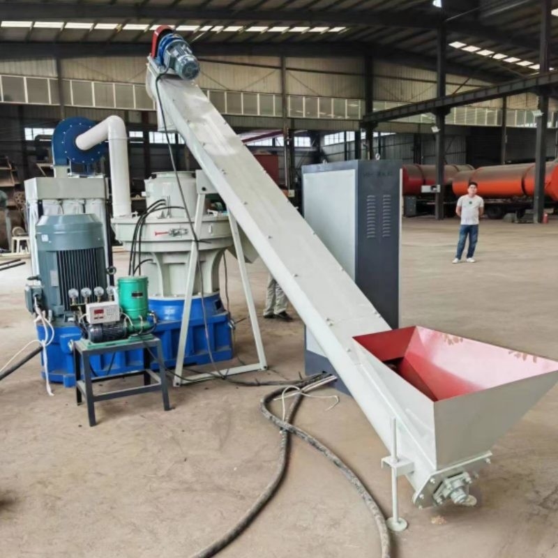 1-4T / H Automatische houtpelletmolen Houtbrandstofring Die Feed Pellet Machine
