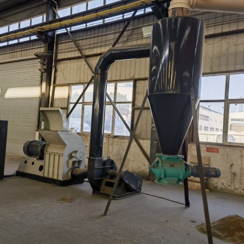 1-4T / H Automatische houtpelletmolen Houtbrandstofring Die Feed Pellet Machine