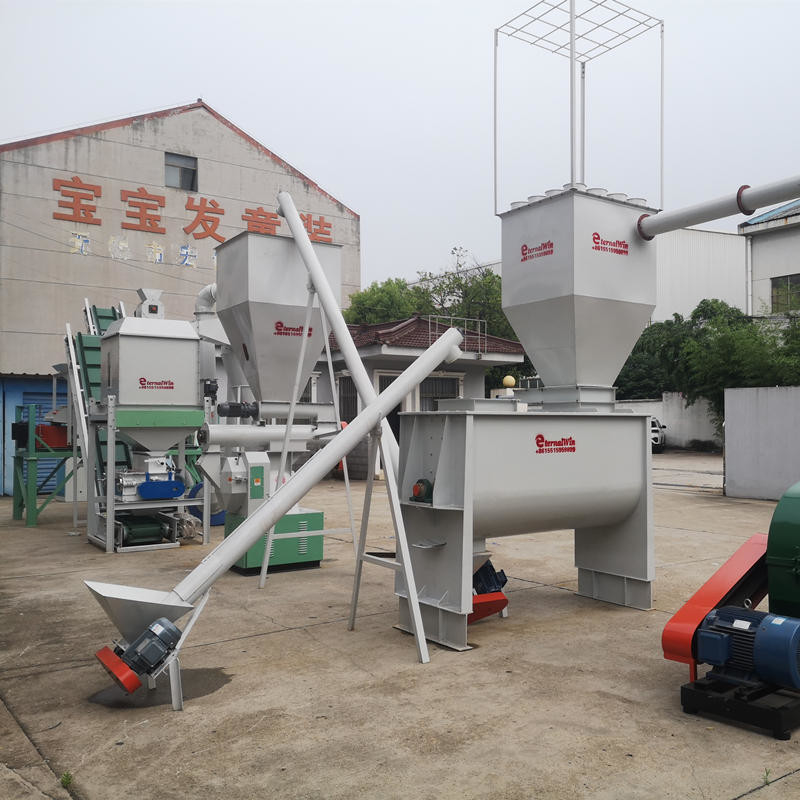 2t/H van de de Productielijnkip van de voerkorrel van het de Babyvoer de Productielijngrootte 1mm20mm
