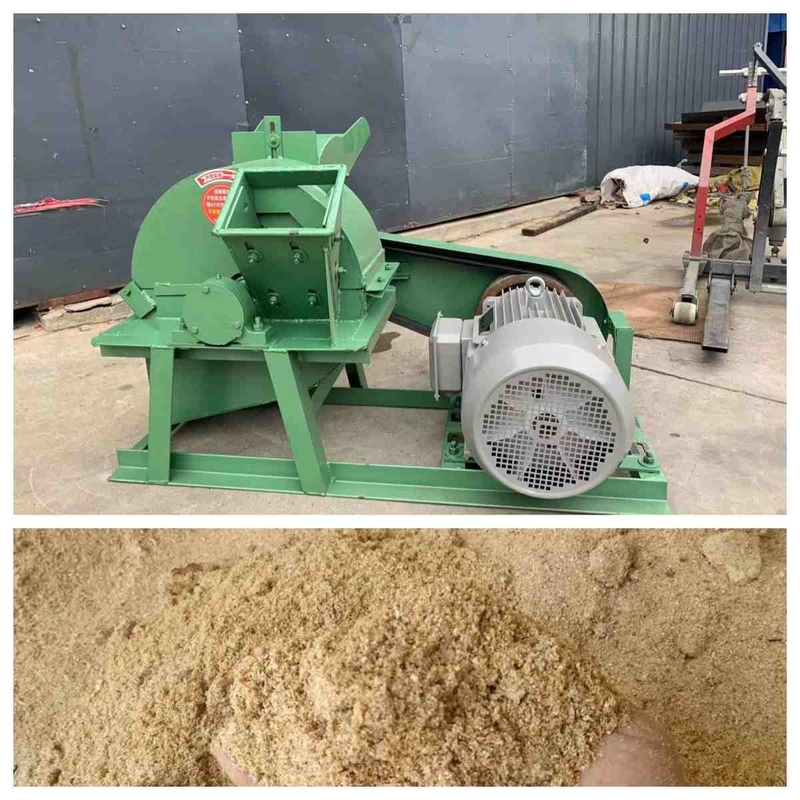 van het het Logboek de Houten Zaagsel van 500kg/H 11kw van de Machineginder Shedder Kleine Maalmachine voor Houten Zaagsel