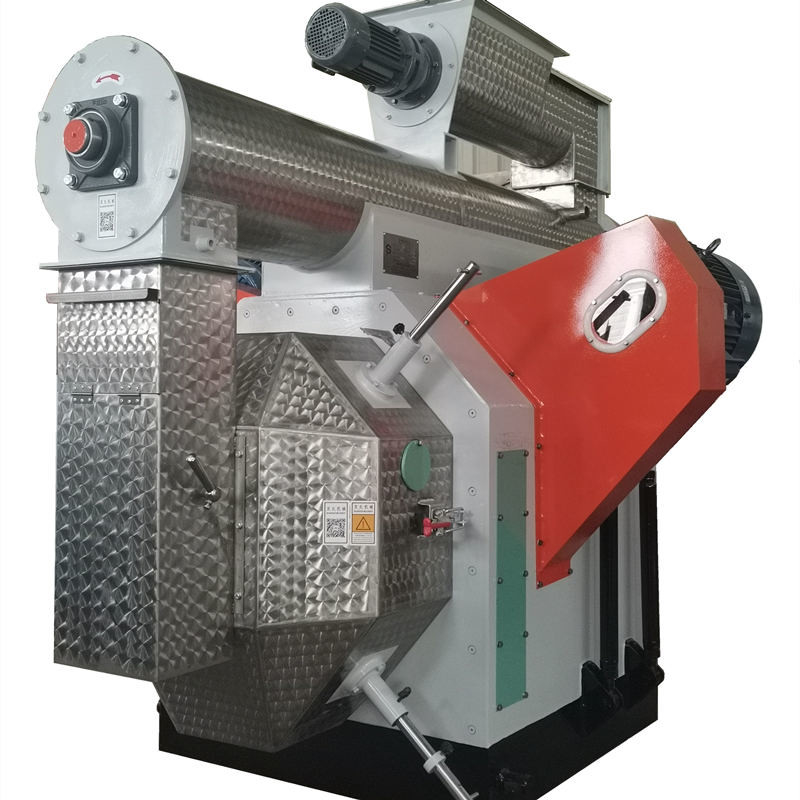 0.8-4t/H het horizontale Dierenvoer Ring Die Pellet Machine 55kw van de Korrelmolen