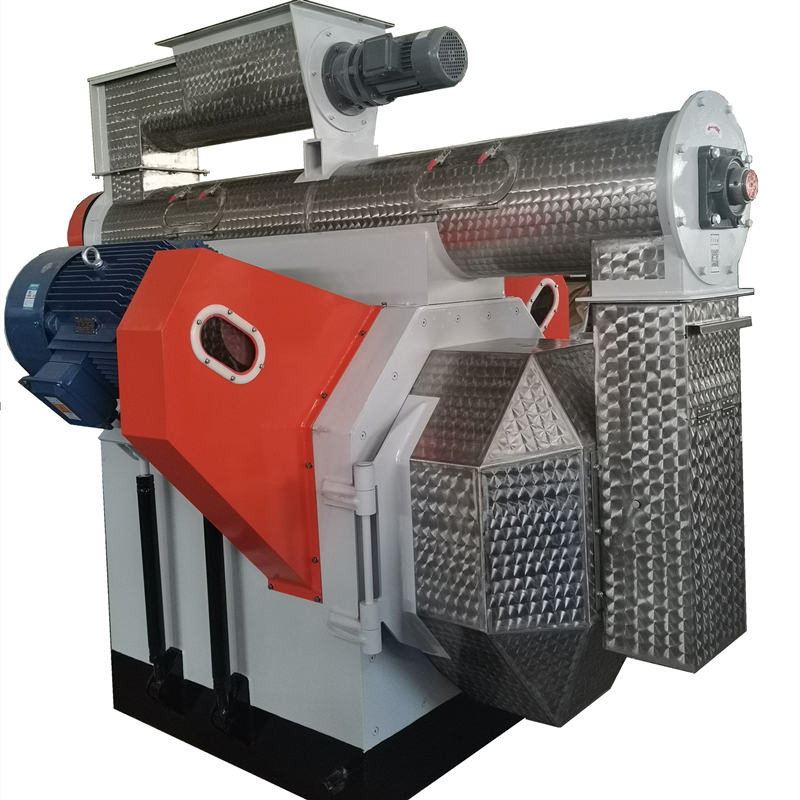 1tph van het de Machine Groot Vee van de korrelmolen de Schapenvoer Horizontaal Ring Die Pellet Machine