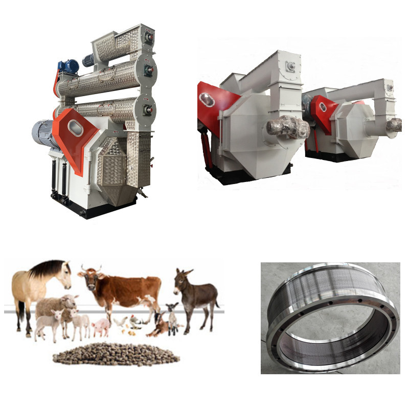 Productielijn voor hoog efficiënte voederpellets Clean Crush Mix Granulate Cool Screen & Pack