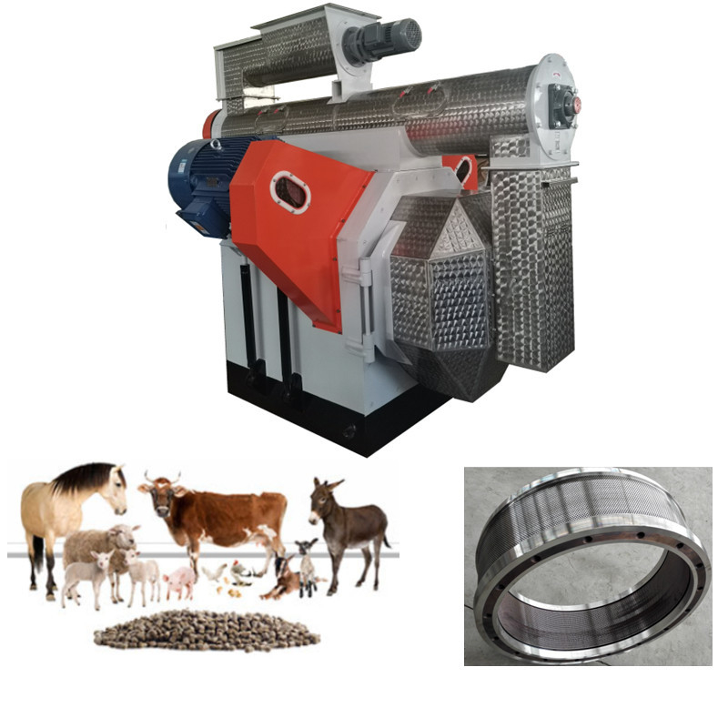 Productielijn voor hoog efficiënte voederpellets Clean Crush Mix Granulate Cool Screen & Pack