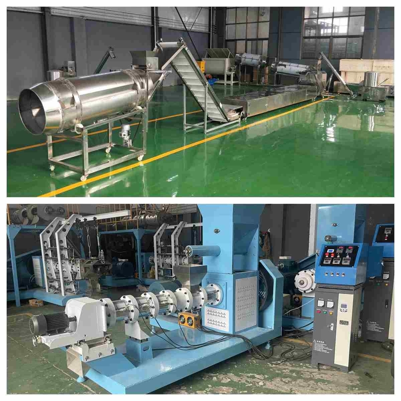 Koolstofstaal de Droge Type van de de Extruder Enige Schroef van het Vissenvoer Machines van de de Hondevoerextruder