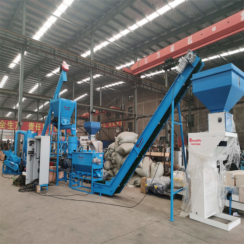 Productielijn voor houtpellets van 500-1000 kg/uur/productielijn voor biomassapellets van 87 kW