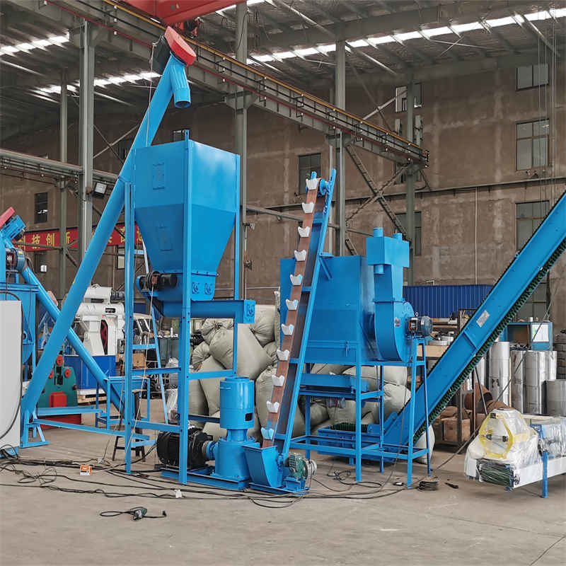 SGS-voerpelletproductielijn Dieren 500-1000 kg/h 17*5*5,5m