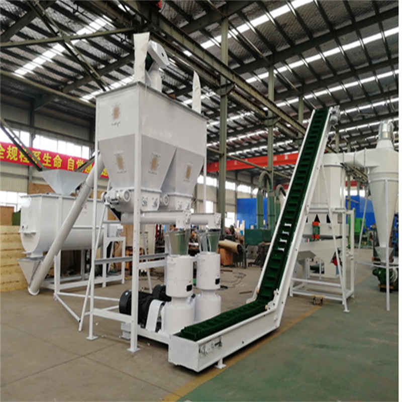 SGS-voerpelletproductielijn Dieren 500-1000 kg/h 17*5*5,5m