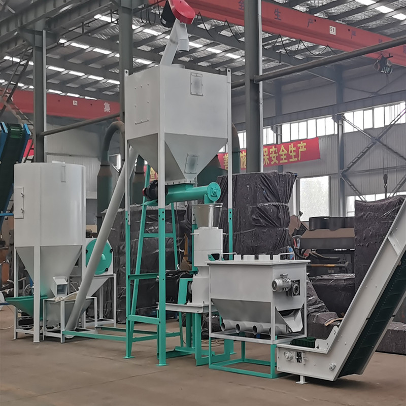 SGS-voerpelletproductielijn Dieren 500-1000 kg/h 17*5*5,5m