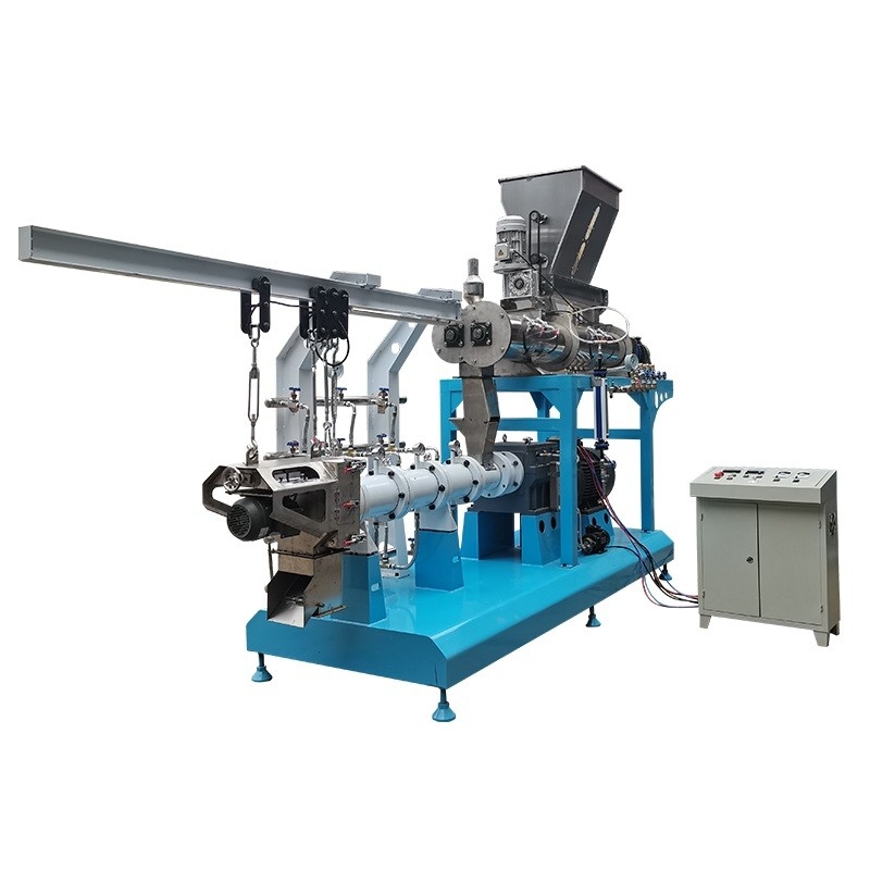 Lijn voor de productie van koivoer en lijn voor de productie van drijvende extruder voor siervoeders