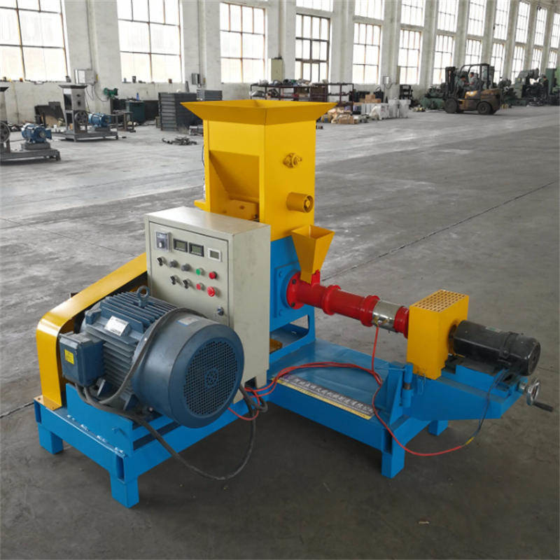 Eenvoudige droge tyde visvoer extruder drijvende visvoer pellets 60-80 kg/uur Pellet maken