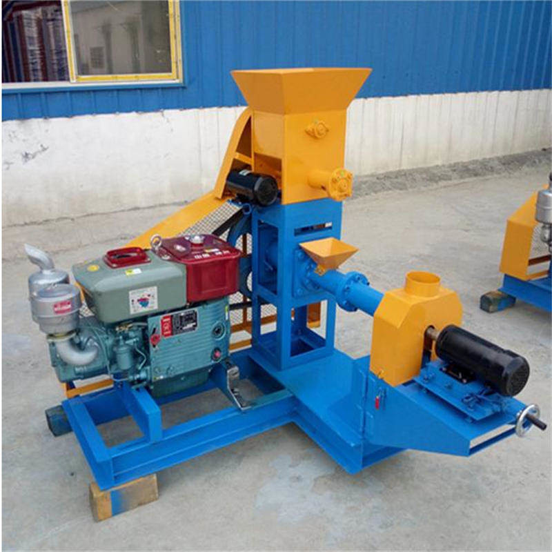 Eenvoudige droge tyde visvoer extruder drijvende visvoer pellets 60-80 kg/uur Pellet maken