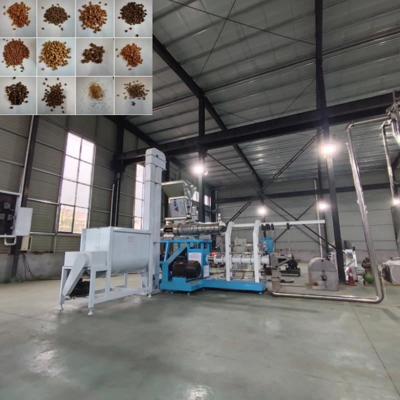 Hoge Output Natte Type Dieren Feeder Extruder Drijvende Visvoer Kat Hond Machine