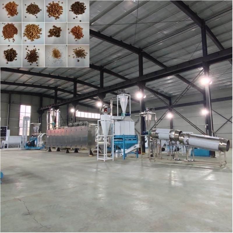 Hoge Output Natte Type Dieren Feeder Extruder Drijvende Visvoer Kat Hond Machine
