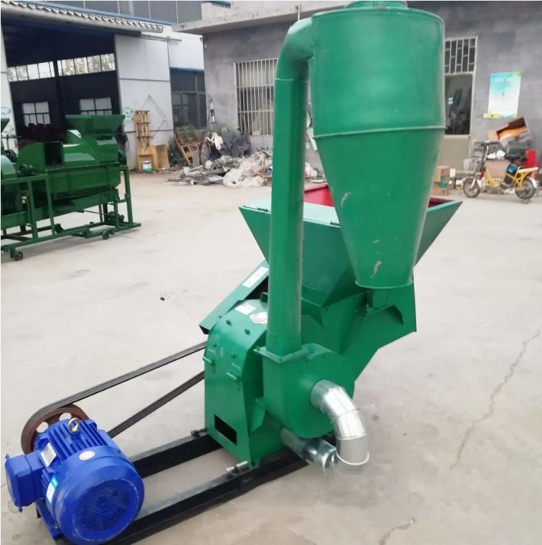 1.2-2.5t/h Houtbreker Machine voor het slijpen van maïs stengels en pinda's schelpen Grinder Crusher Machine Custom kleur