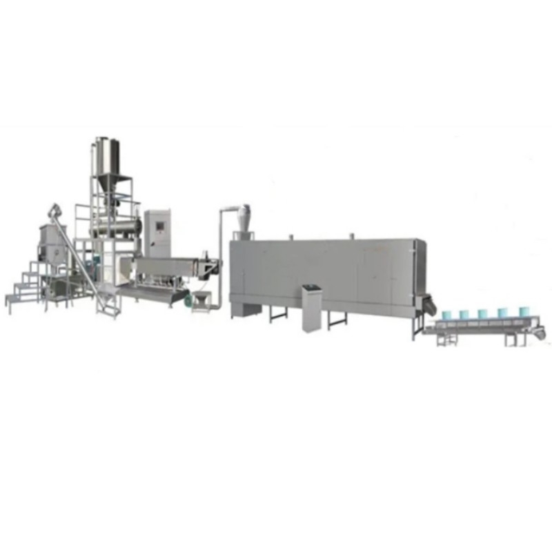 45-50 kg/h Floating Feed Extruder Machine Floating Fish Feed Production Line Roestvrij staal