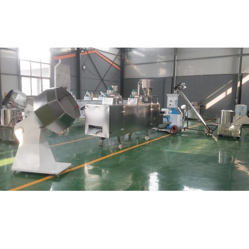 45-50 kg/h Floating Feed Extruder Machine Floating Fish Feed Production Line Roestvrij staal