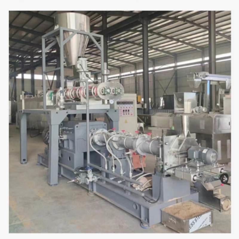 Volledig automatische drijvende voeder extruder machine drijvende visvoer productielijn 5,5 kW