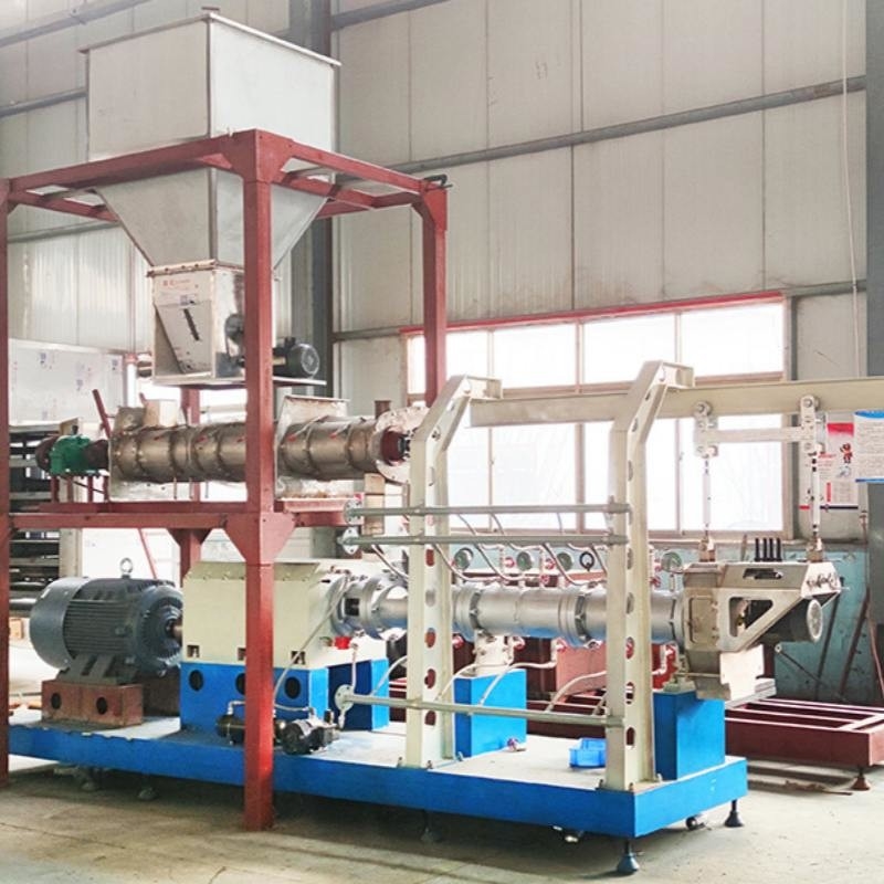 Volledig automatische drijvende voeder extruder machine drijvende visvoer productielijn 5,5 kW