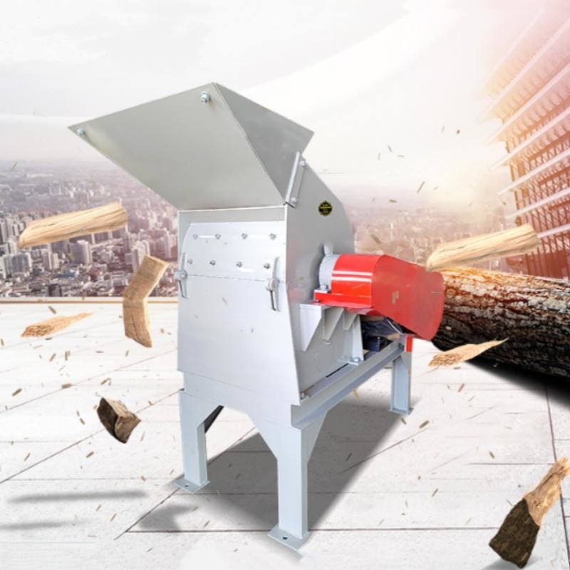 200 kg/uur Houtmaler Breekmachine Kleine multifunctionele Houtzaagzaagzaagzaagzaagzaagzaag bamboe deeltjesbreker