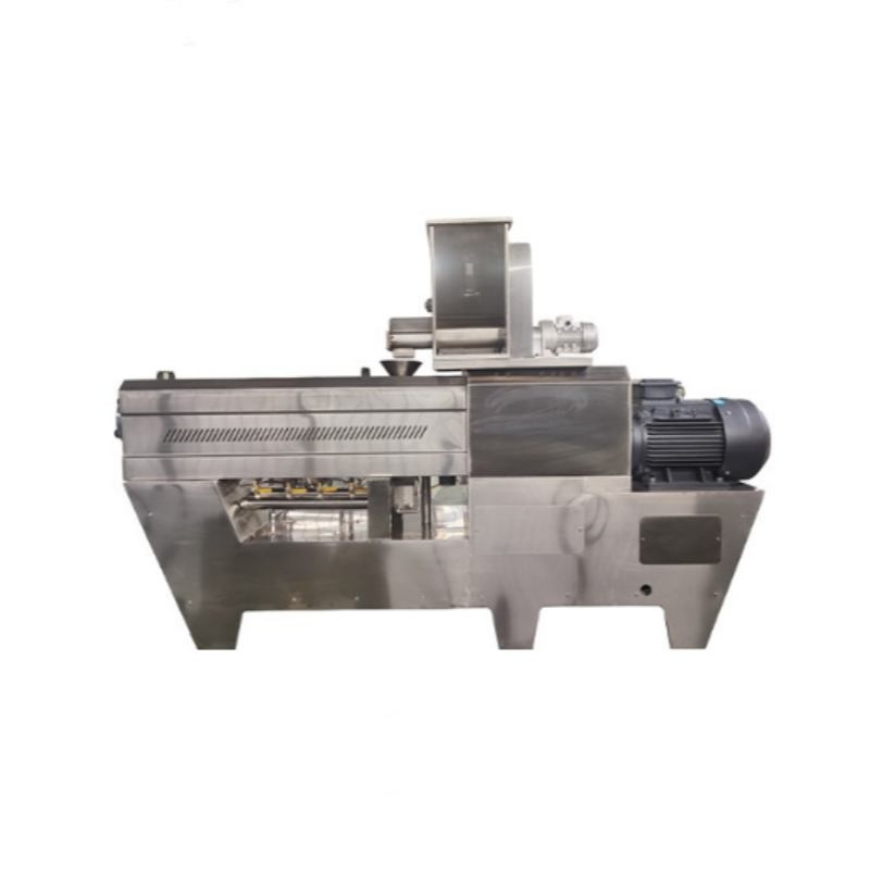 Witte blauwe roestvrij staal materiaal schroefvoer extruder hondenvoer kattenvoer extruder productielijn