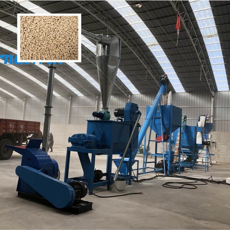 Flat Die 1-2t/H Pelletizer voor pluimvee en diervoeder