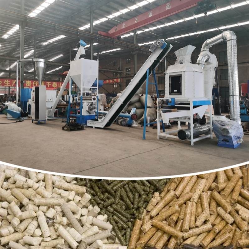 0.5-30 ton/uur Lijn voor de productie van pellets voor diervoeders met ringgranenpelletfabriek
