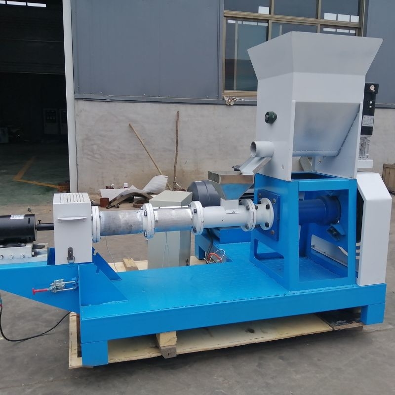 60 kg/uur - 100 kg/uur droge visvoermachine garnalenvoerpellet extruder