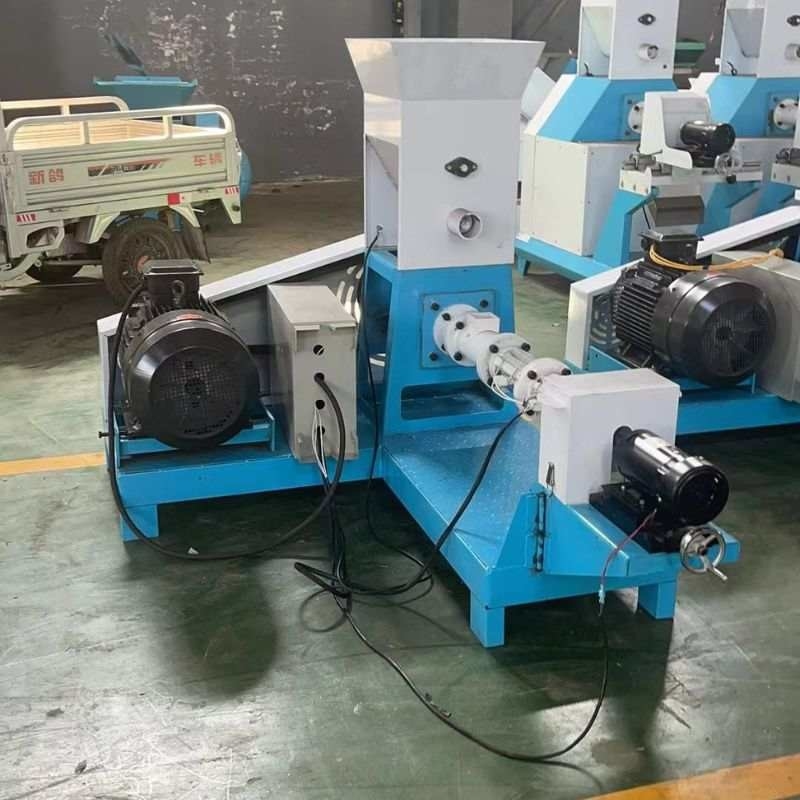 Elektrische stoomverwarming droogsoort visvoer extruder met driefasen vermogen en 50-2000 kg/uur capaciteit