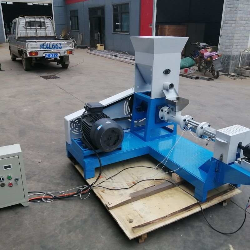 DGP droog type drijvend visvoer hondenvoer extruder enkel schroef granulator granen zaden maïs maïs soja extruder