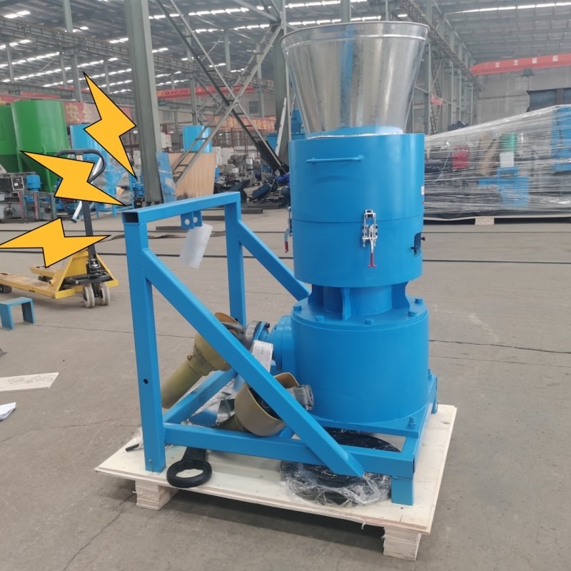 2 Roller Power Take Off Animal Wood Pellet Mill ten behoeve van de pelletproductie