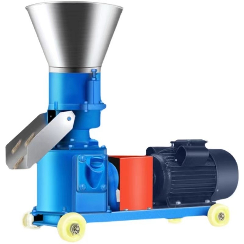 Kleine pluimvee gras maïs pellet voermachine varkens kip vis pellet voermachine