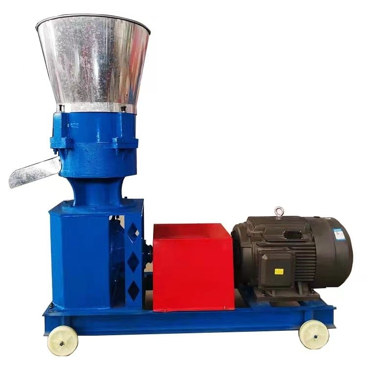 Kleine pluimvee gras maïs pellet voermachine varkens kip vis pellet voermachine