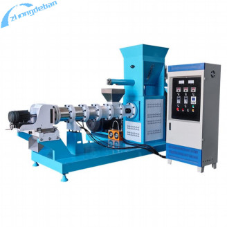 600-1200 kg/h Schroefvoer extruder voor de productie van voer voor huisdieren en zwevende vissen 55kw