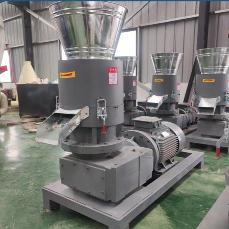 Op maat gemaakte 7.5KW Houtpellet Biomassa Pellet Machine Kleine Biomassa Pellet Machine Volledig Automatische Pellet Machine